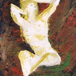 Helena_ oil painted with spatula